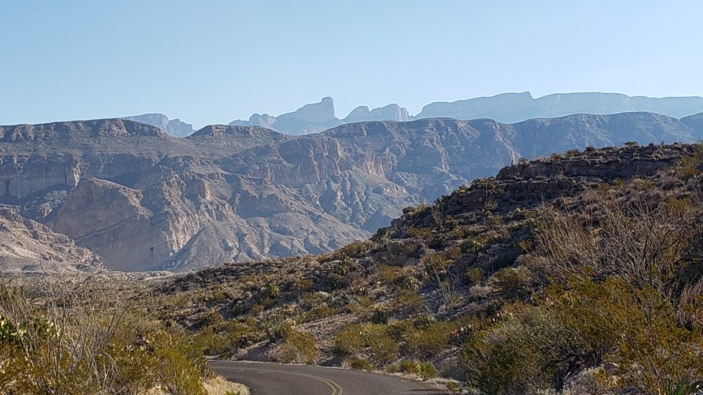 landscape of Sierra del Carmen